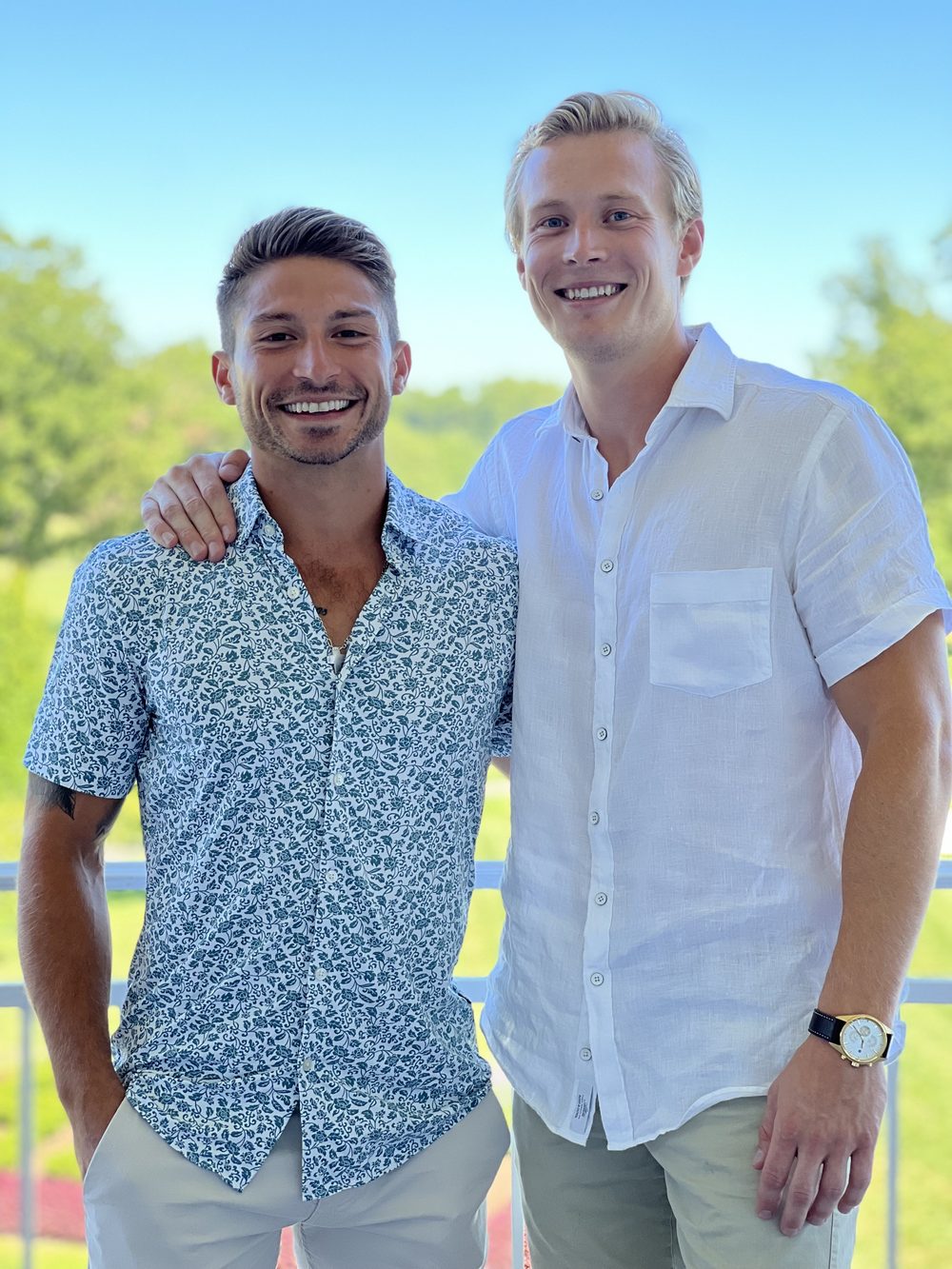 Troy Aitken and Nick Konstantinidis, co-founders of BuzzLead